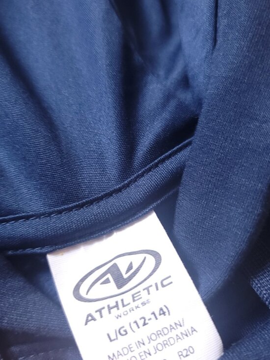 Athletic Works Sweater Womens L Large  Hoodie Blue Sweatshirt Pullover - Picture 3 of 8